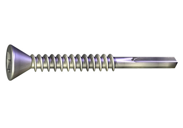 Grabber® 8 x 1-3/4-in LOX Drive, Flat Head, Fine Thread, Pilot Point Screws (4,000) - Noble Solutions & Supply