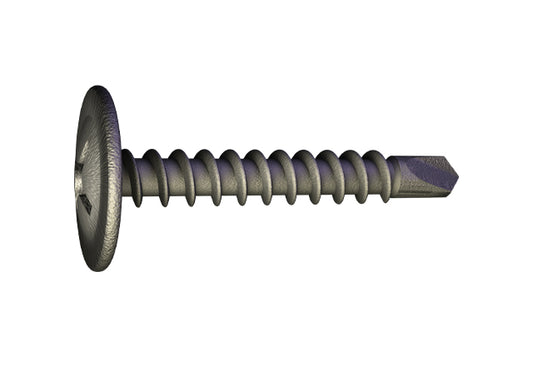 Grabber® 8 x 1-5/8-in Phillips, Modified Truss Head, Fine Thread, Drill Point GrabberGard® Screws (4,000 Count) - Noble Solutions & Supply