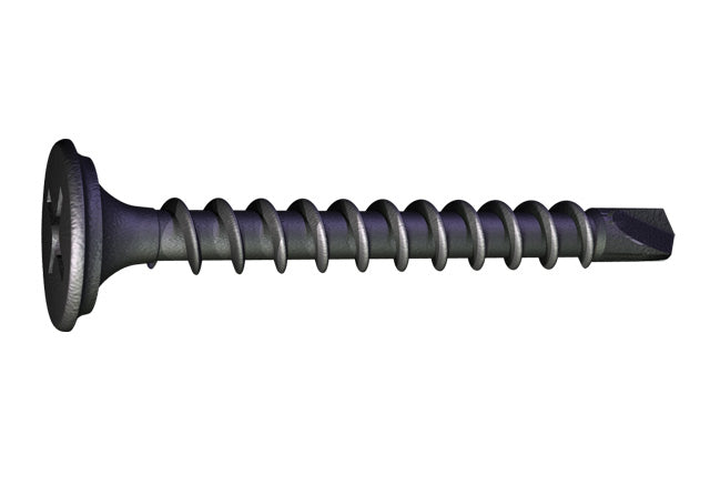 Grabber® 8 x 2-5/8-in Phillips, Scavenger® Head, Fine Thread, Drill Point Screws (2,000) - Noble Solutions & Supply