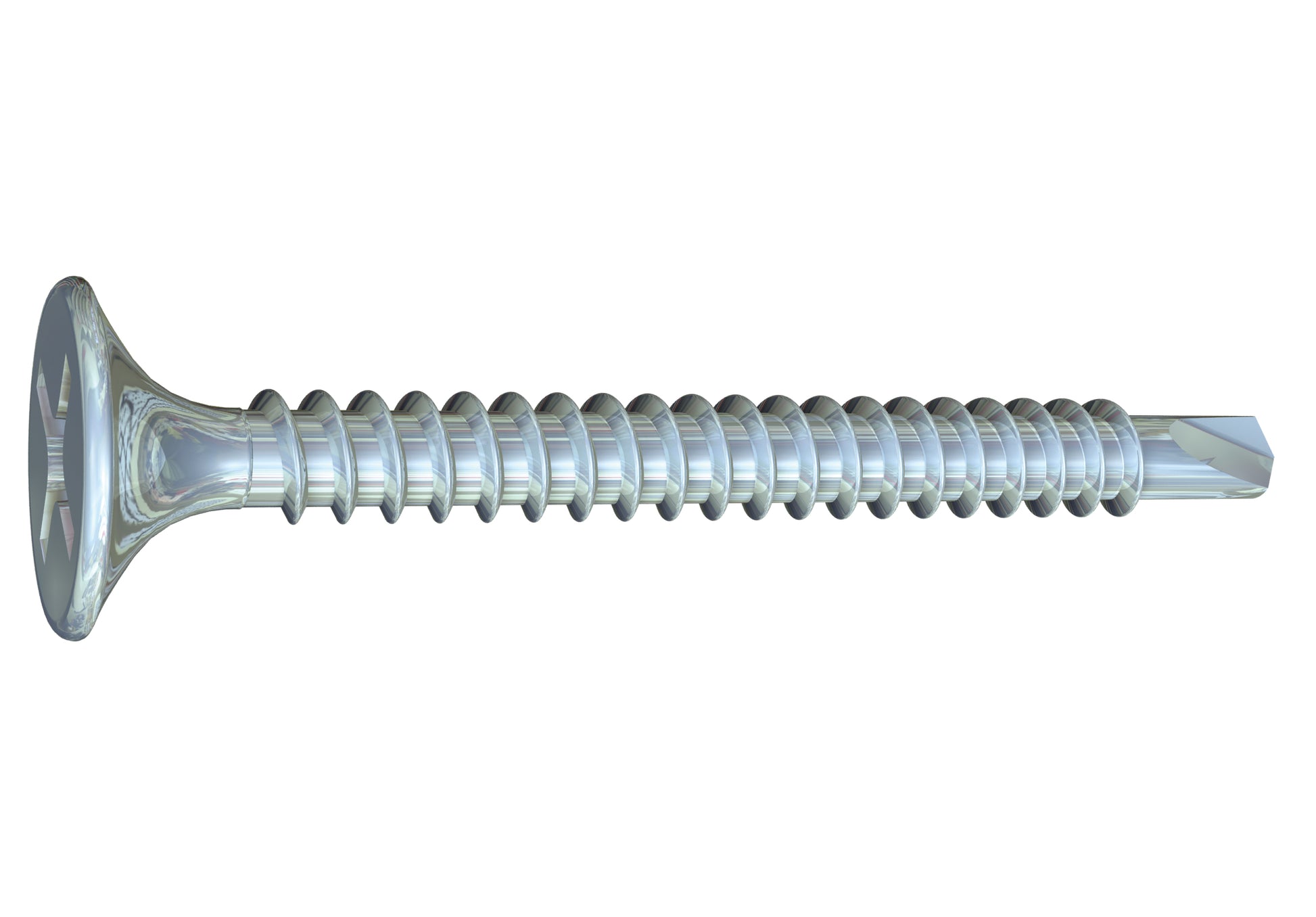 Grabber® 10 x 5-in Phillips, Bugle Head, Fine Thread, Drill Point Clear Zinc Screws (1,000 Count) - Noble Solutions & Supply