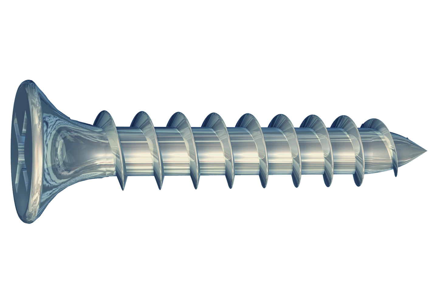 Grabber® 10 x 1-1/2-in Phillips, Bugle Head, Coarse Thread, Clear Zinc Laminator Screws (Bulk) - Noble Solutions & Supply