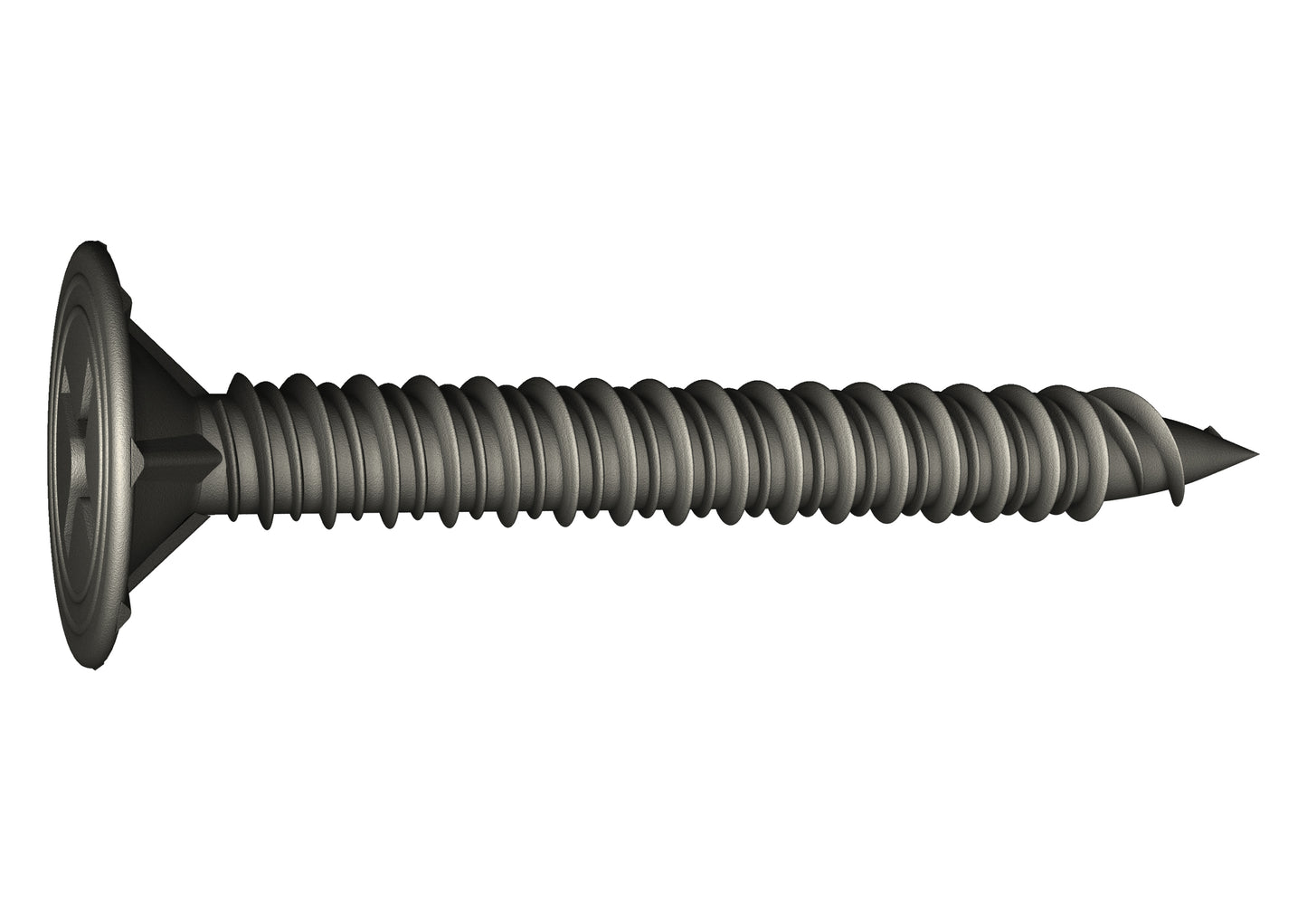 Grabber® 8 x 2-3/8-in Phillips, Flat Wafer Head, Hi-Lo Thread, Streaker® Point Screws (3,000 Count) - Noble Solutions & Supply